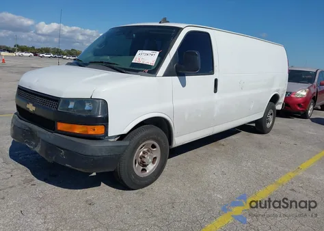 2018 Chevrolet Express 2500 Work Van from USA, damaged, VIN 1GCWGBFP9J1320001